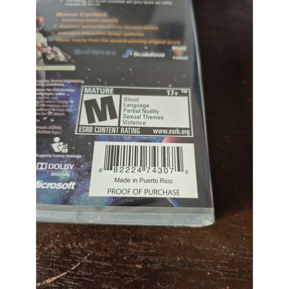 Mass Effect Mass Effect 2 Bundle Microsoft Xbox 360 Bioware Factory Sealed New - Picture 12 of 14